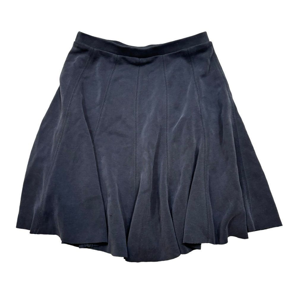 Silence + Noise Brand Black Mineral Wash Skater Skirt Size XS